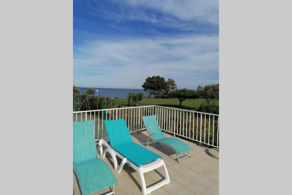 Studio 4 Personnes Bord De Mer Avec Piscine Wifi Cervione Zewnętrze zdjęcie